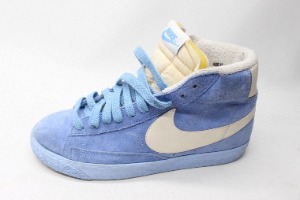 [265]Nike Blazer Mid VNTG Arctic Blue Suede