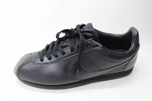 [270]Nike Classic Cortez Leather Triple Black