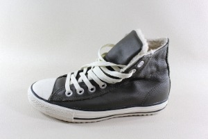 [260]Converse Boot Mid Shearl brown Leather 기모