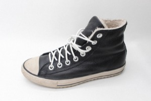 [270]Converse Boot Mid Shearl Black Leather