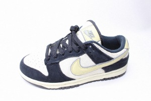 [240]Nike Dunk Low LX Black Suede Team Gold