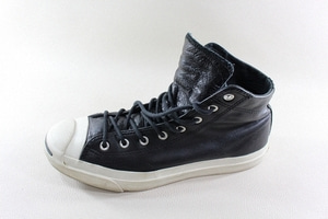 [265]Converse Jack Purcell Jack Mid Leather Black