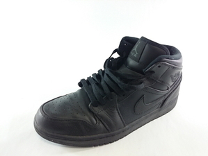 [280]Nike Air Jordan 1 Mid Black