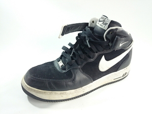[285]NIKE AIR FORCE 1 MID 검흰